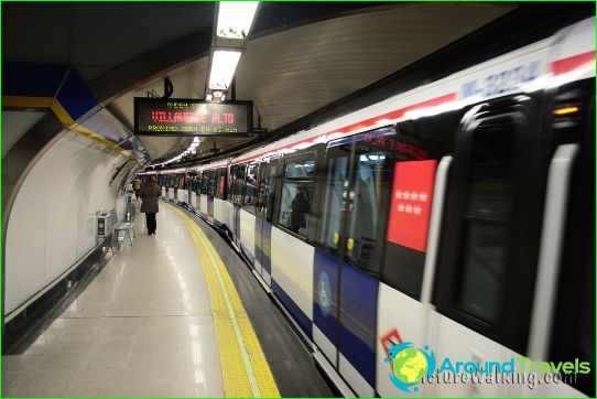 مترو مدريد: الخريطة ، الصورة ، الوصف