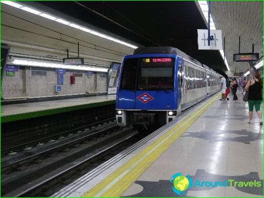 مترو مدريد: الخريطة ، الصورة ، الوصف
