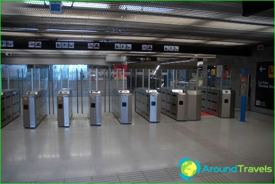 مترو برشلونة: الخريطة ، الصورة ، الوصف