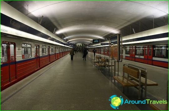 Metro Warszawa: mapa, zdjęcie, opis