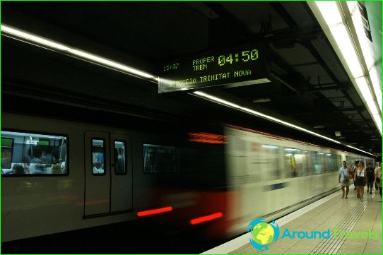 مترو برشلونة: الخريطة ، الصورة ، الوصف