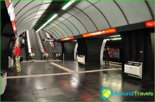 Wiener U-Bahn: Karte, Foto, Beschreibung