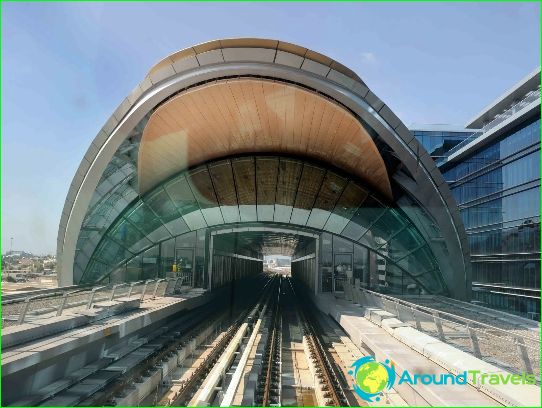 Dubai Metro: Karte, Foto, Beschreibung