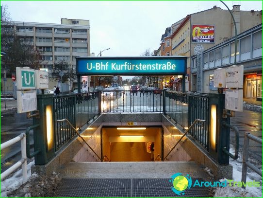 Berlin metro: karta, foto, beskrivning