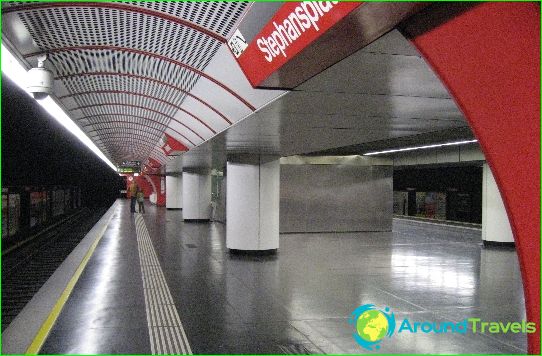 مترو فيينا: الخريطة ، الصورة ، الوصف