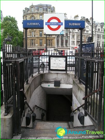 London Underground: hartă, fotografie, descriere