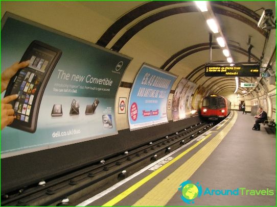 London metro: map, photo, description