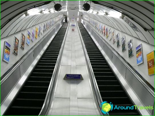 London Underground: hartă, fotografie, descriere