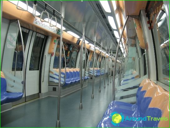 مترو سنغافورة: الخريطة ، الصورة ، الوصف
