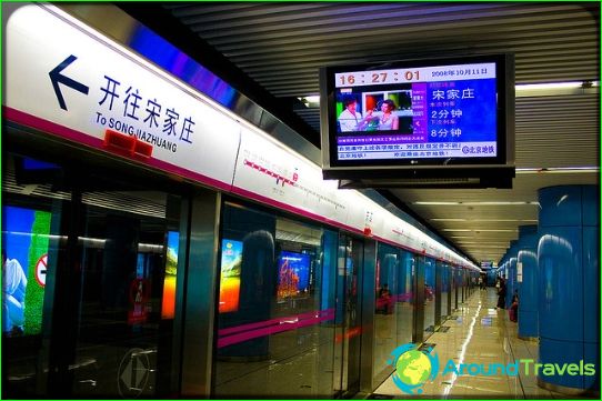 Peking U-Bahn: Karte, Foto, Beschreibung