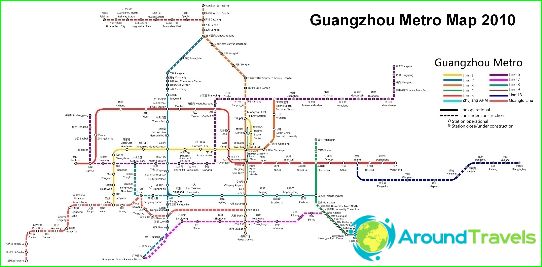 แผนที่รถไฟใต้ดินกวางโจว