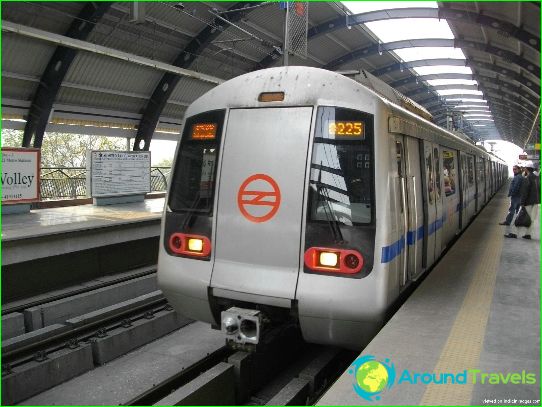 Delhi metro: map, description, photo