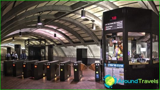 Metro w Waszyngtonie: mapa, opis, zdjęcie