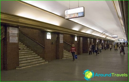 Киевско метро: карта, описание, снимка