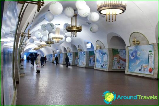 Киевско метро: карта, описание, снимка