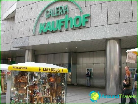 Obchody a nákupní centra v Mnichově