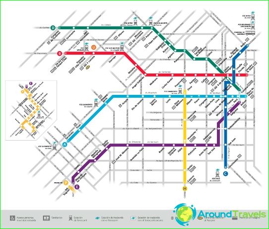 Metro Buenos Aires: map, description, photo
