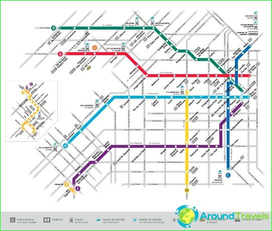 Metro Buenos Aires: mappa, descrizione, foto