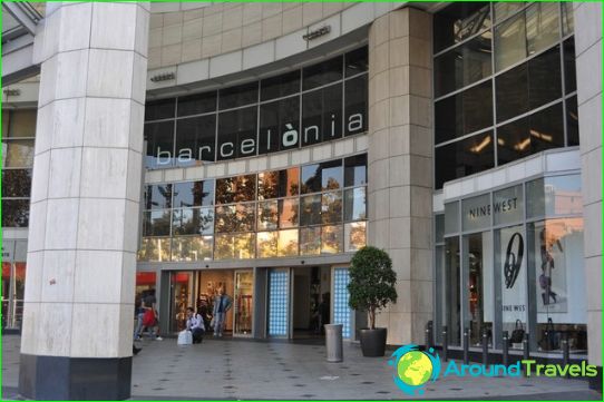 Shops and shopping centers in Barcelona