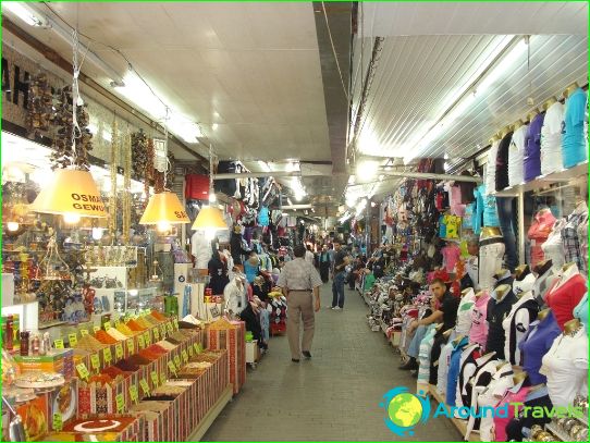 Commerces et marchés d'Antalya