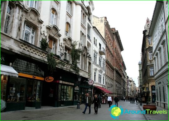 Shops and markets in Budapest