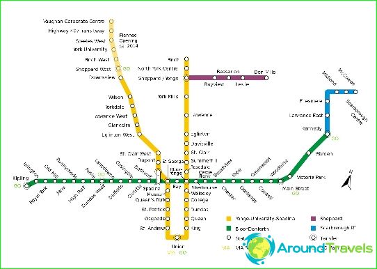 Metro Toronto: map, description, photo