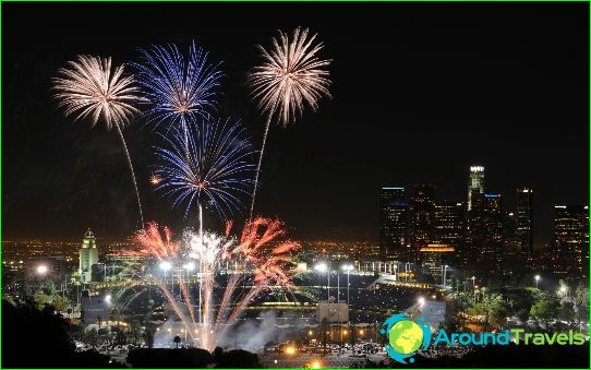 New Year in Los Angeles