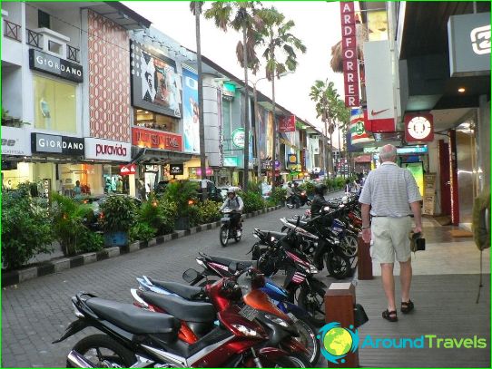 Boutiques et centres commerciaux Kuta