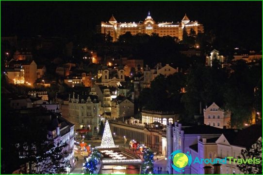 Karlovy Vary in the New Year