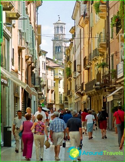 Butikker og butikker i Verona