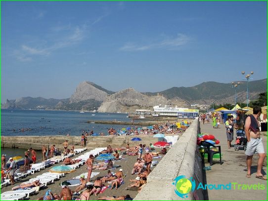 Beaches in Sudak