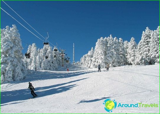 منتجعات التزلج في تركيا
