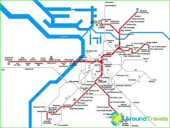 Metro Antwerpen: Karte, Foto, Beschreibung