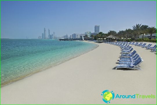 Stranden van Abu Dhabi