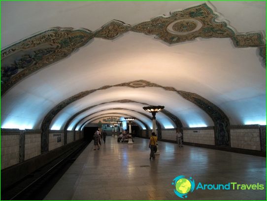 Ташкентско метро: карта, снимка, описание