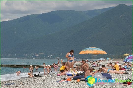 Stranden in Gagra