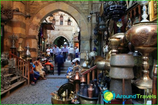 Lojas e mercados no Cairo