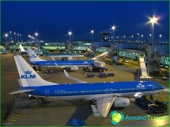 Airport in Amsterdam