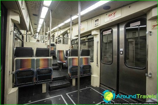 Haifa-metro: kaavio, kuvan kuvaus