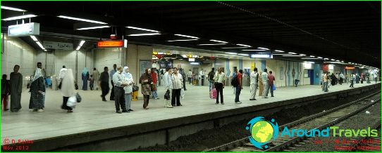 Metro Cairo: diagram, photo, description