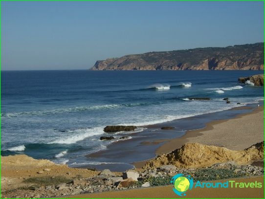 Stranden in Lissabon