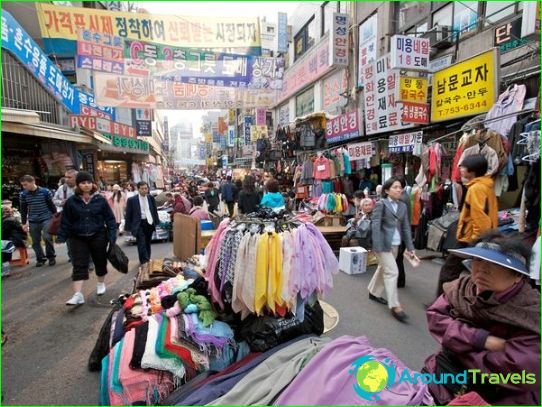 Geschäfte und Märkte in Seoul