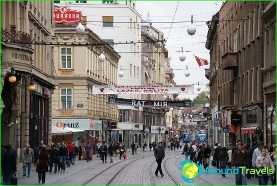 Shops and shopping centers in Zagreb