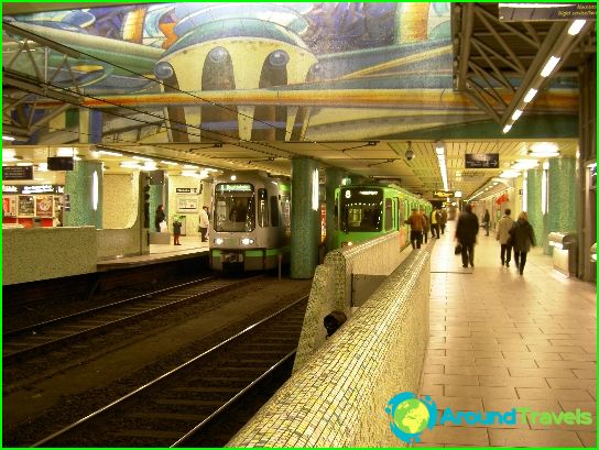 Métro de Düsseldorf: diagramme, photo, description