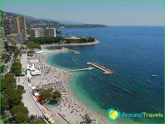 Beaches in Monaco