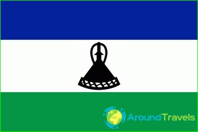 Lesotho Flagge