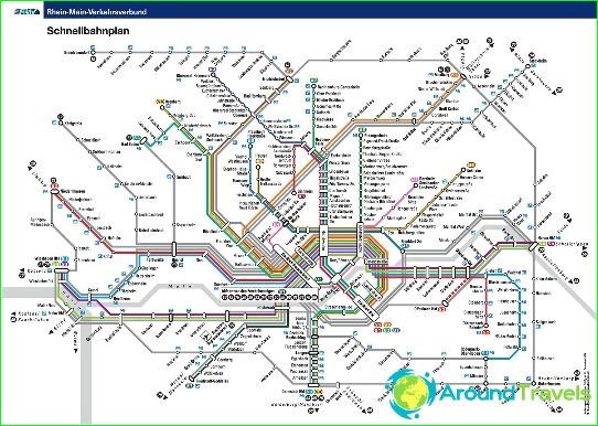 Metro Frankfurt na Majni: dijagram, fotografija, opis