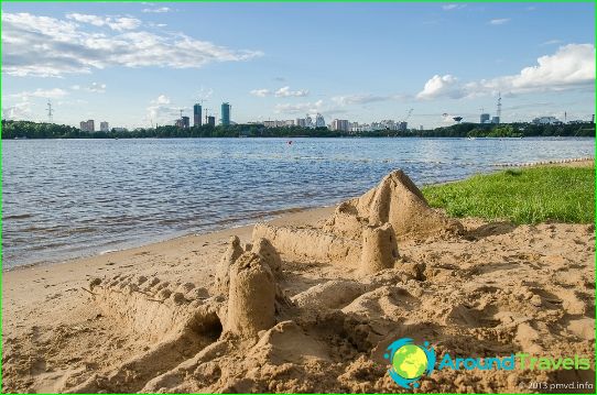 Beaches in the Moscow region