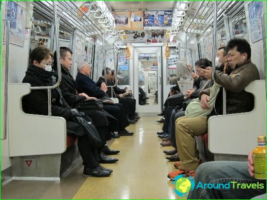 مترو طوكيو: الرسم البياني ، الصورة ، الوصف