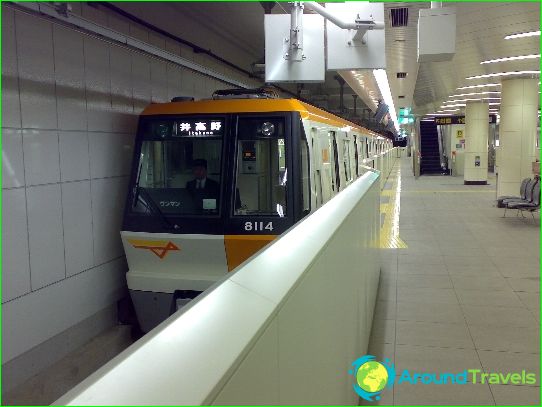 Metro Osaki: schemat, zdjęcie, opis